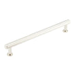 Burlington Piccadilly Knurled Cabinet Handles 224mm Polished Nickel