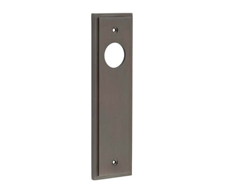 Burlington II Lever Plate Choices Latch Dark Bronze
