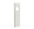 Burlington II Lever Plate Choices Latch Polished Nickel