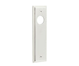 Burlington II Lever Plate Choices Latch Polished Nickel