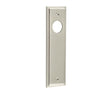 Burlington II Lever Plate Choices Latch Satin Nickel