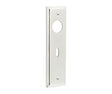 Burlington II Lever Plate Choices Lock Polished Nickel
