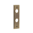 Burlington II Lever Plate Choices Bathroom Antique Brass