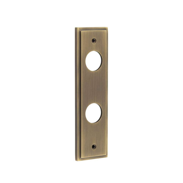 Burlington II Lever Plate Choices Bathroom Antique Brass