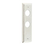 Burlington II Lever Plate Choices Bathroom Polished Nickel
