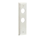 Burlington II Lever Plate Choices Bathroom Polished Nickel