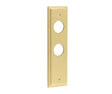 Burlington II Lever Plate Choices Bathroom Satin Brass