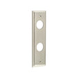 Burlington II Lever Plate Choices Bathroom Satin Nickel