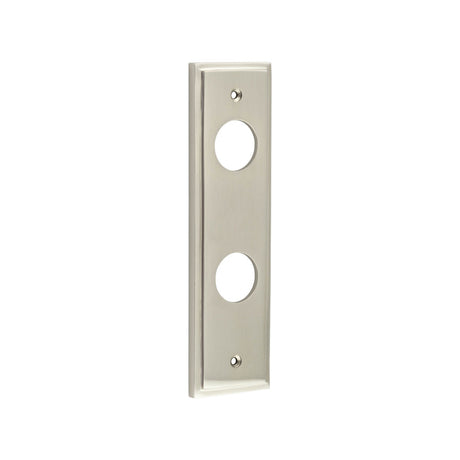 Burlington II Lever Plate Choices Bathroom Satin Nickel