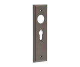 Burlington II Lever Plate Choices Euro Dark Bronze
