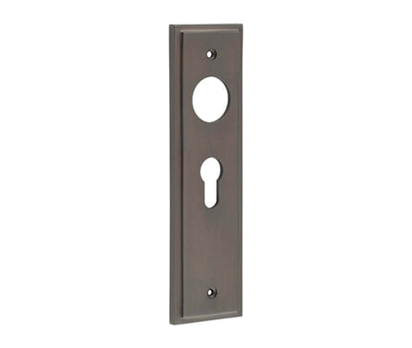 Burlington II Lever Plate Choices Euro Dark Bronze