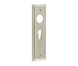 Burlington II Lever Plate Choices Euro Satin Nickel