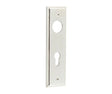 Burlington II Lever Plate Choices Din Euro Polished Nickel