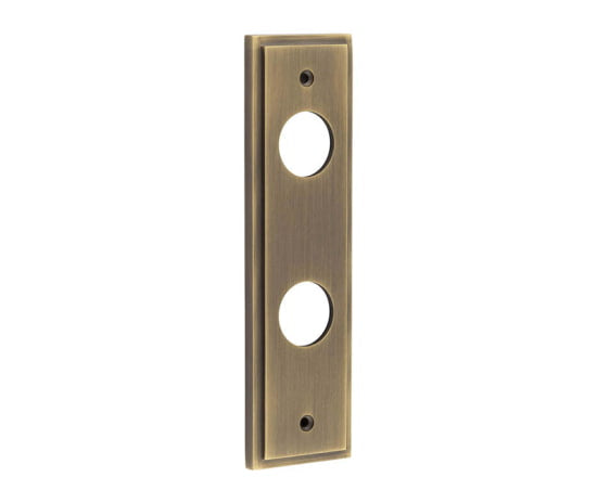 Burlington II Lever Plate Choices Din Bathroom Antique Brass