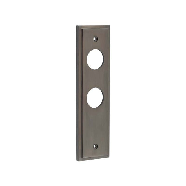 Burlington II Lever Plate Choices Din Bathroom Dark Bronze