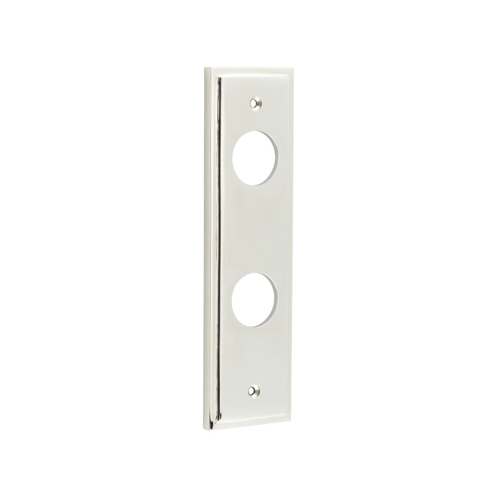 Burlington II Lever Plate Choices Din Bathroom Polished Nickel