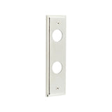 Burlington II Lever Plate Choices Din Bathroom Polished Nickel