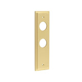 Burlington II Lever Plate Choices Din Bathroom Satin Brass