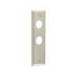 Burlington II Lever Plate Choices Din Bathroom Satin Nickel