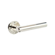 Richmond Polished Nickel Lever on Rose Door Handles - Roses Sold Separately