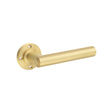 Richmond Satin Brass Lever on Rose Door Handles - Roses Sold Separately