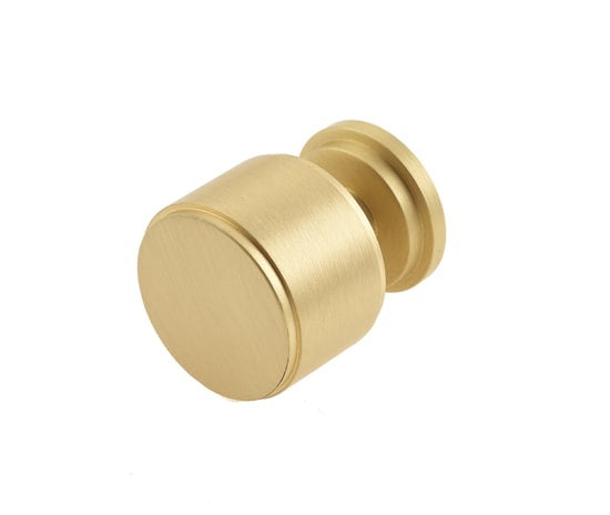 Belgrave Stepped Cupboard Knobs Satin Brass