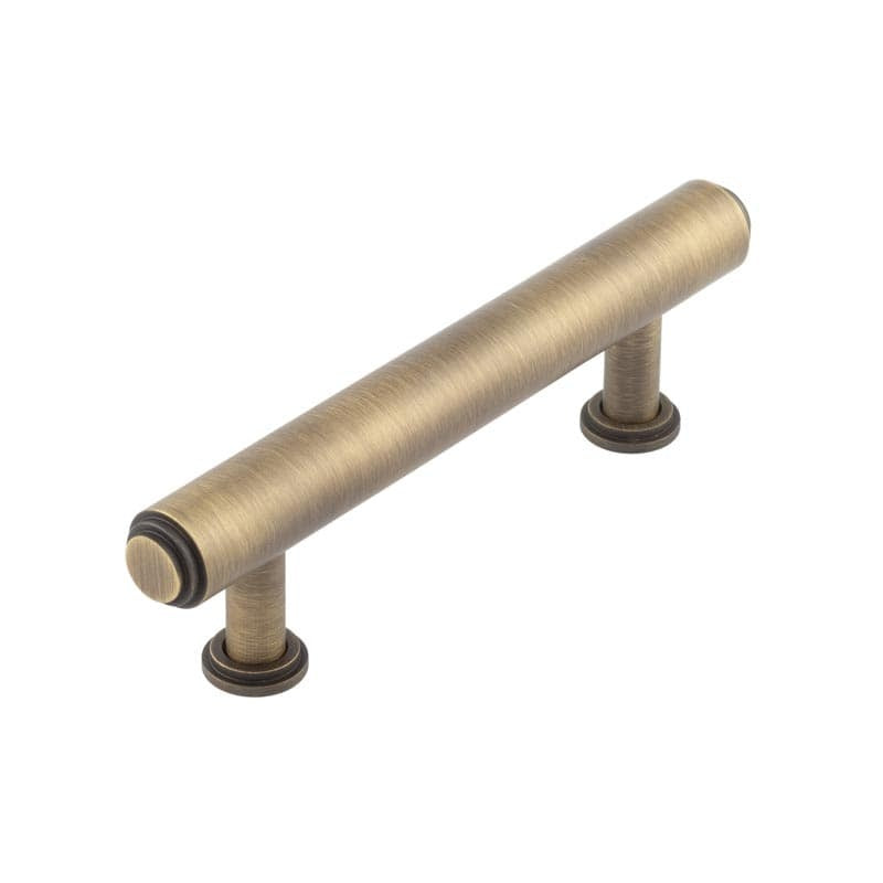 Burlington Belgrave Stepped Cabinet Handles 96mm Antique Brass