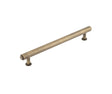 Burlington Belgrave Stepped Cabinet Handles 224mm Antique Brass