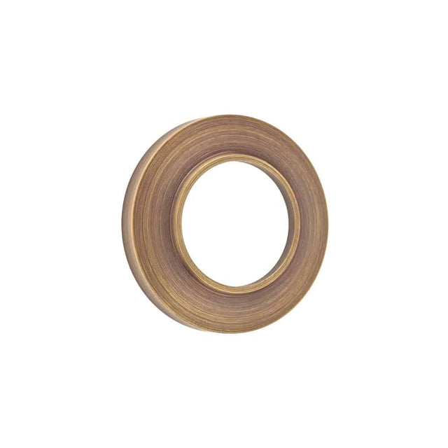 Burlington Chamfered Outer Roses Grade 304 Antique Brass