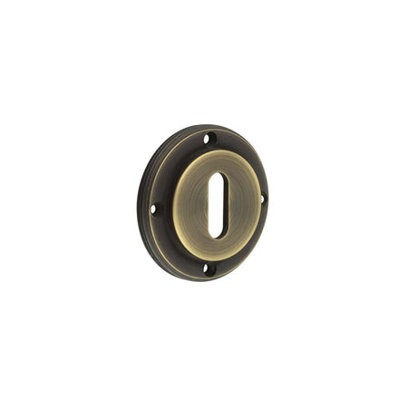 Burlington Standard Keyway Escutcheons No Rose Antique Brass