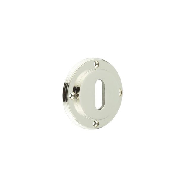 Burlington Standard Keyway Escutcheons No Rose Polished Nickel