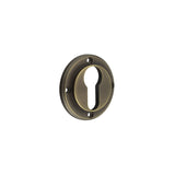 Burlington Euro Profile Escutcheons No Rose Antique Brass