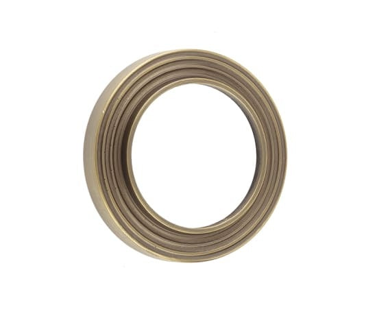 Burlington Reeded Outer Roses for Escutcheons Antique Brass