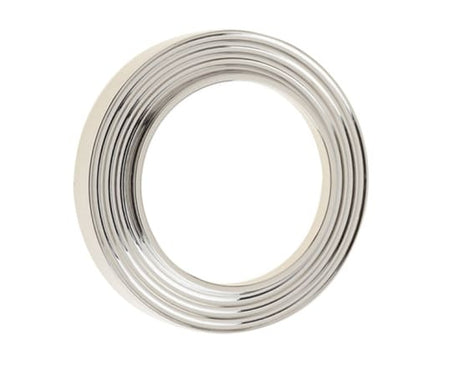 Burlington Reeded Outer Roses for Escutcheons Polished Nickel