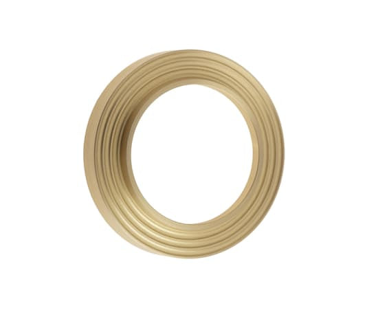 Burlington Reeded Outer Roses for Escutcheons Satin Brass
