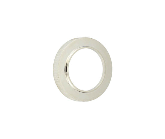 Burlington Knurled Outer Rose for Burlington Escutcheon Polished Nickel