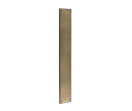 Burlington Finger Plate 450 X 75mm Antique Brass