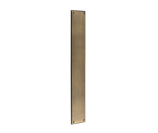 Burlington Finger Plate 450 X 75mm Antique Brass