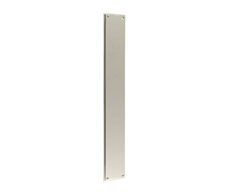 Burlington Finger Plate 450 X 75mm Polished Nickel