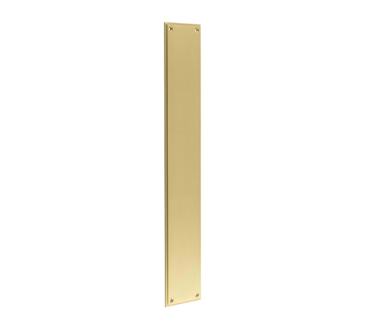 Burlington Finger Plate 450 X 75mm Satin Brass