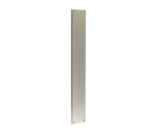 Burlington Finger Plate 450 X 75mm Satin Nickel