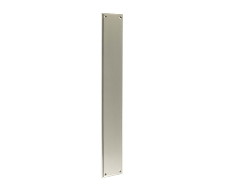 Burlington Finger Plate 450 X 75mm Satin Nickel