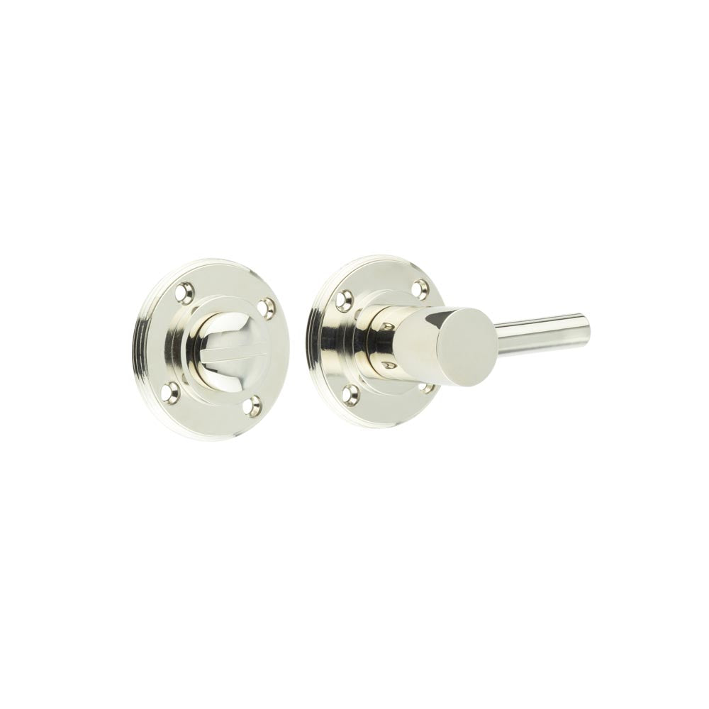 Burlington Easy Turn & Release No Rose Polished Nickel