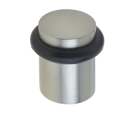 Burlington Plain Door Stops Satin Nickel