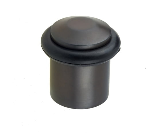 Burlington Chamfered Door Stops Dark Bronze