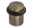 Burlington Reeded Door Stops Antique Brass