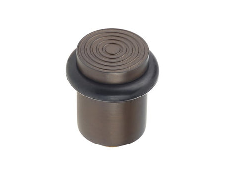 Burlington Reeded Door Stops Dark Bronze