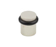 Burlington Knurled Floor Mounted Doorstops 40mm Dia Polished Nickel