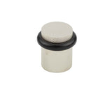 Burlington Knurled Floor Mounted Doorstops 40mm Dia Polished Nickel