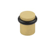 Burlington Knurled Floor Mounted Doorstops 40mm Dia Satin Brass